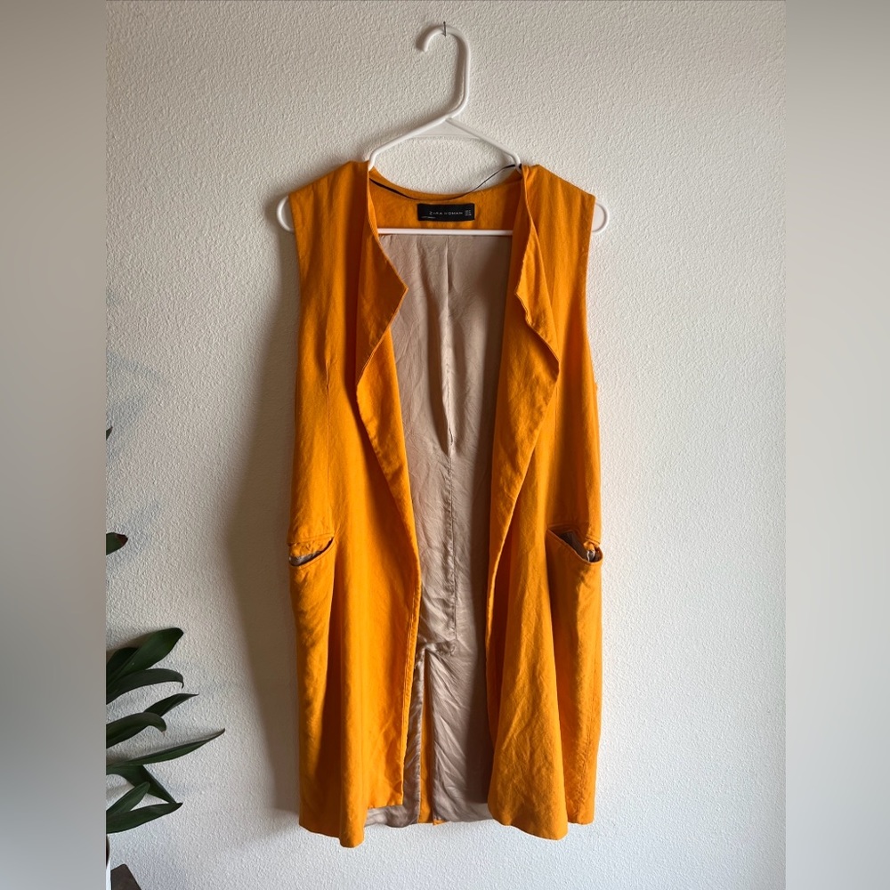 Zara Woman medium vest long duster